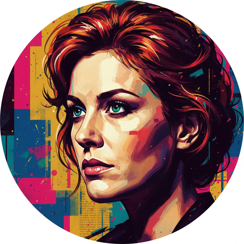 Artistic portrait of Kate Nelligan