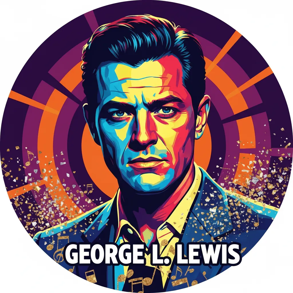 Artistic portrait of George L. Lewis