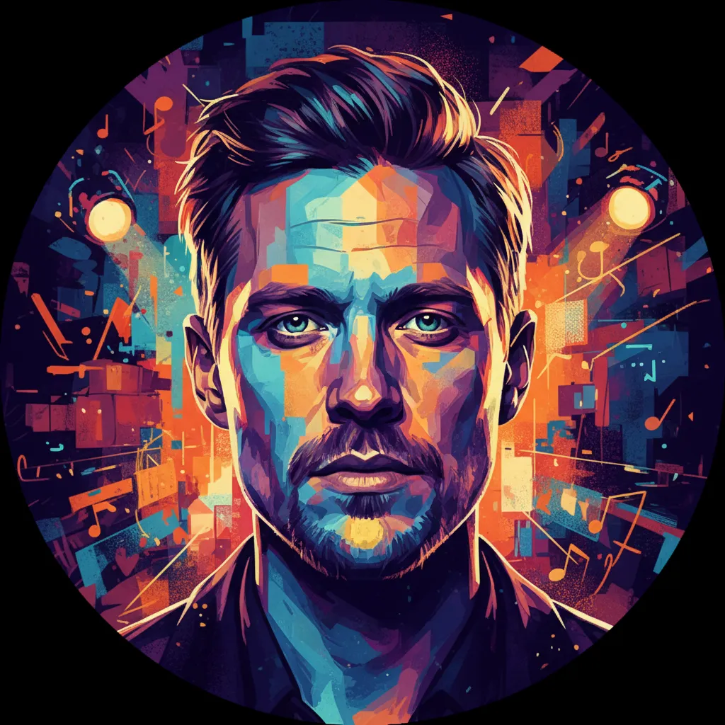 Artistic portrait of Sverrir Gudnason