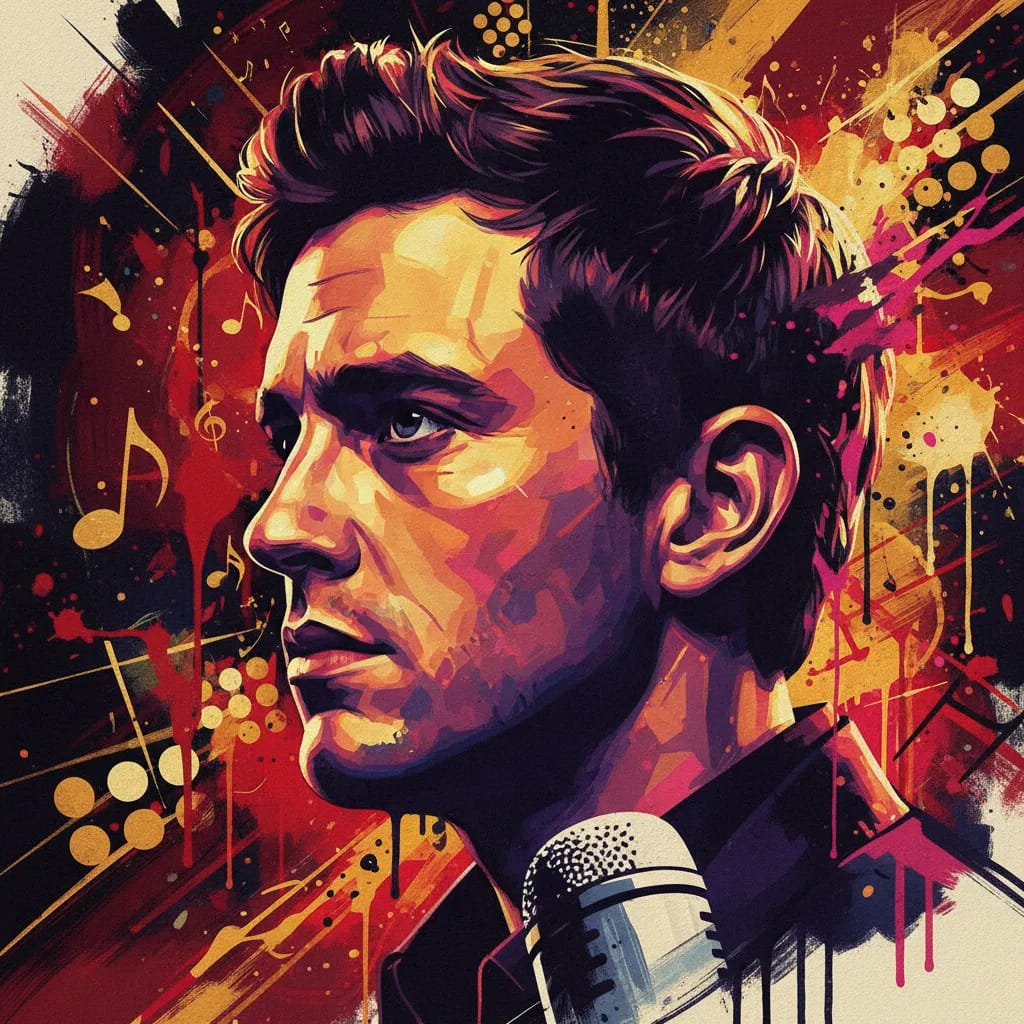Artistic portrait of Ben Lloyd-Hughes