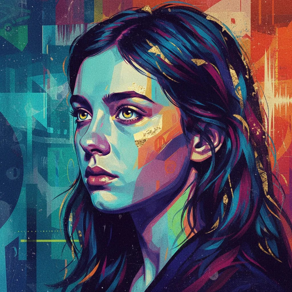 Artistic portrait of Abigail Eames