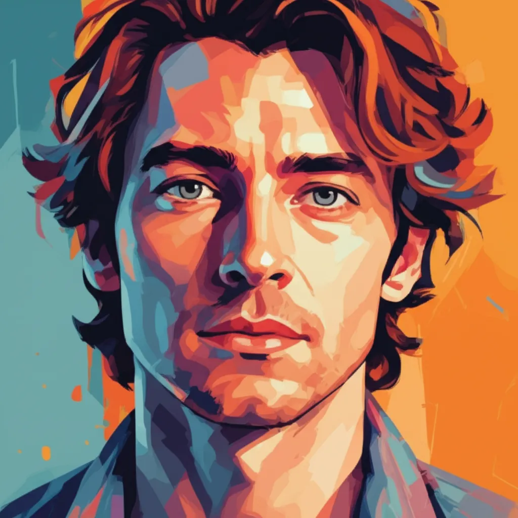 Artistic portrait of Lee Pace