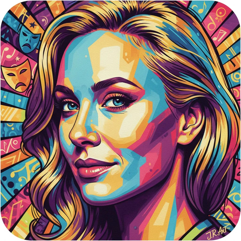 Artistic portrait of Julie R. Ølgaard