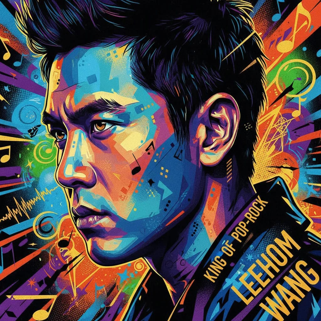 Artistic portrait of Leehom Wang