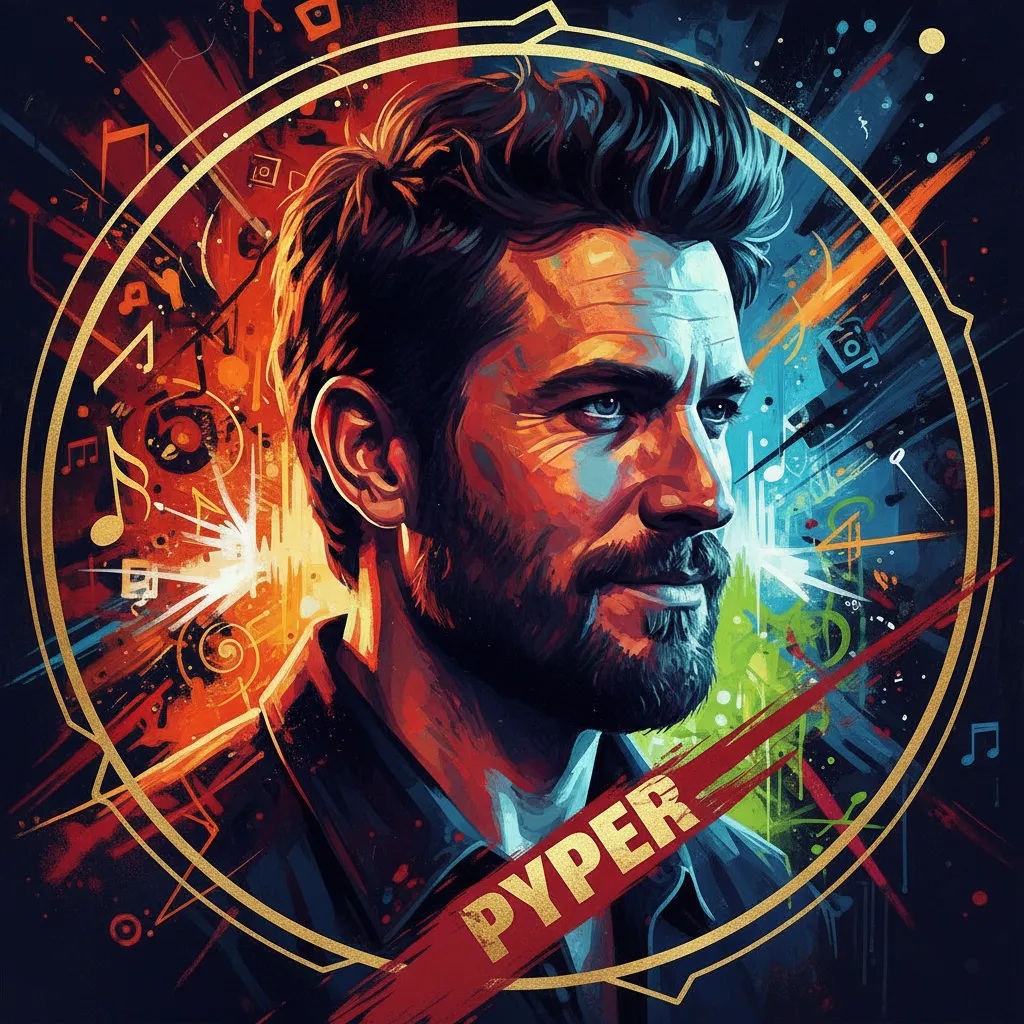 Artistic portrait of John Pyper-Ferguson