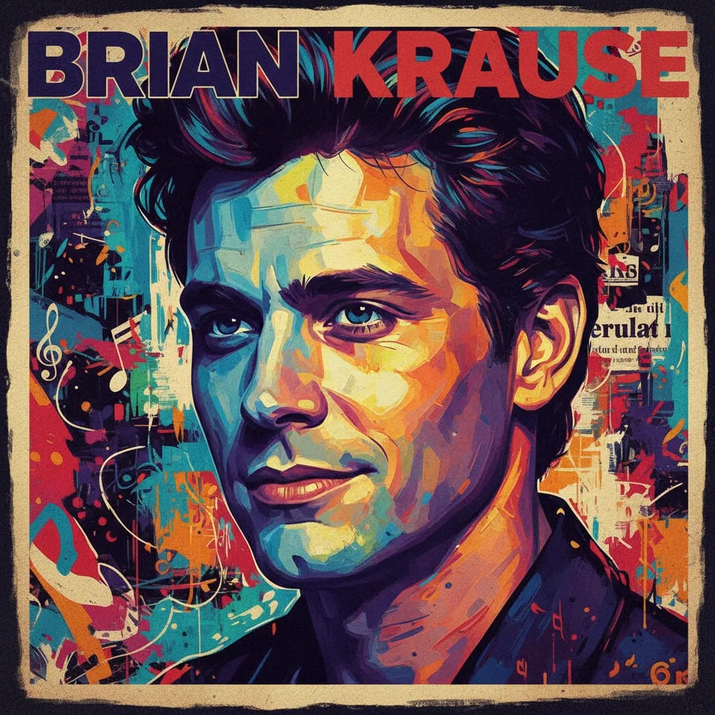 Artistic portrait of Brian Krause