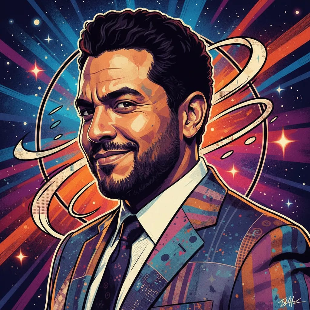 Artistic portrait of Adrian Martinez