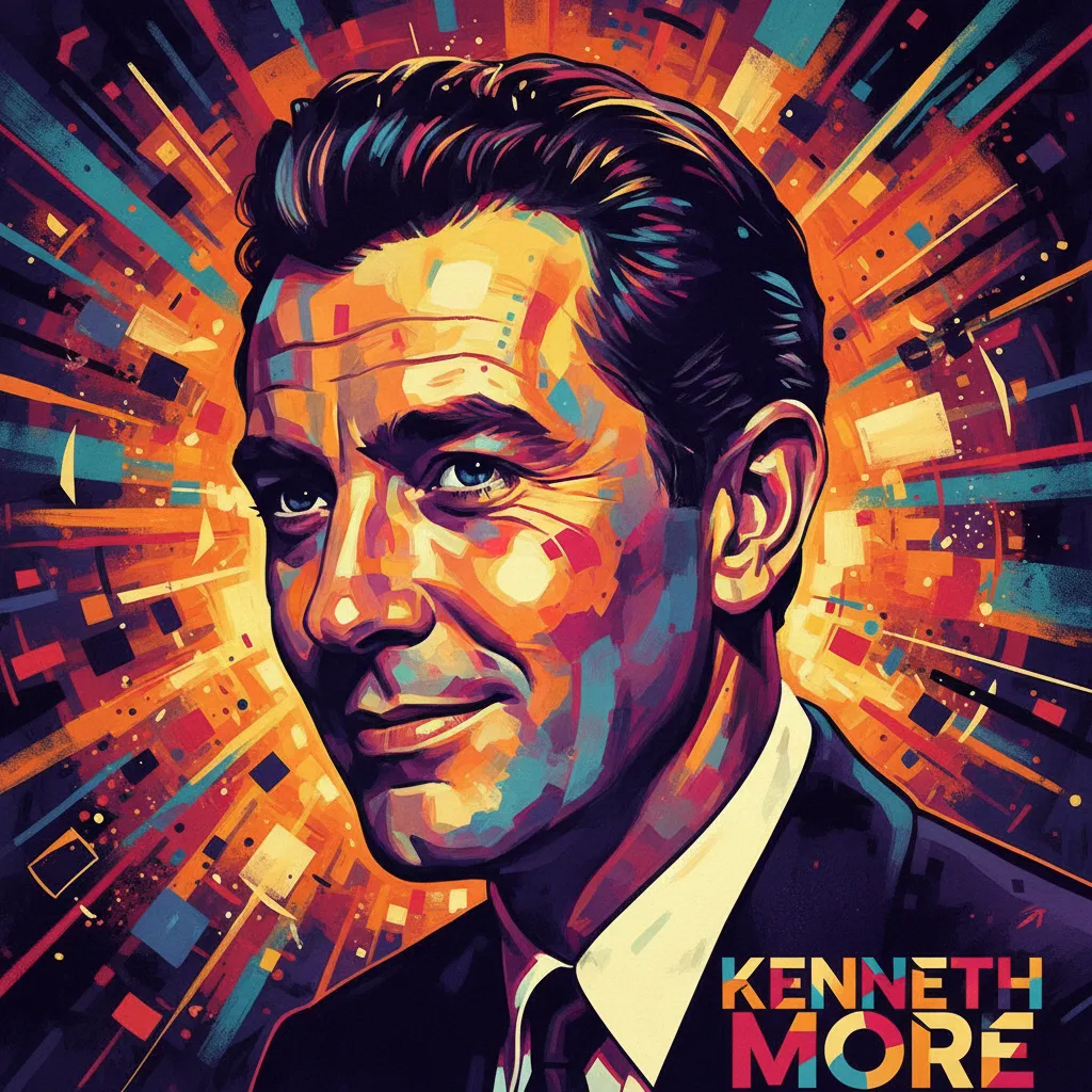 Artistic portrait of Kenneth More