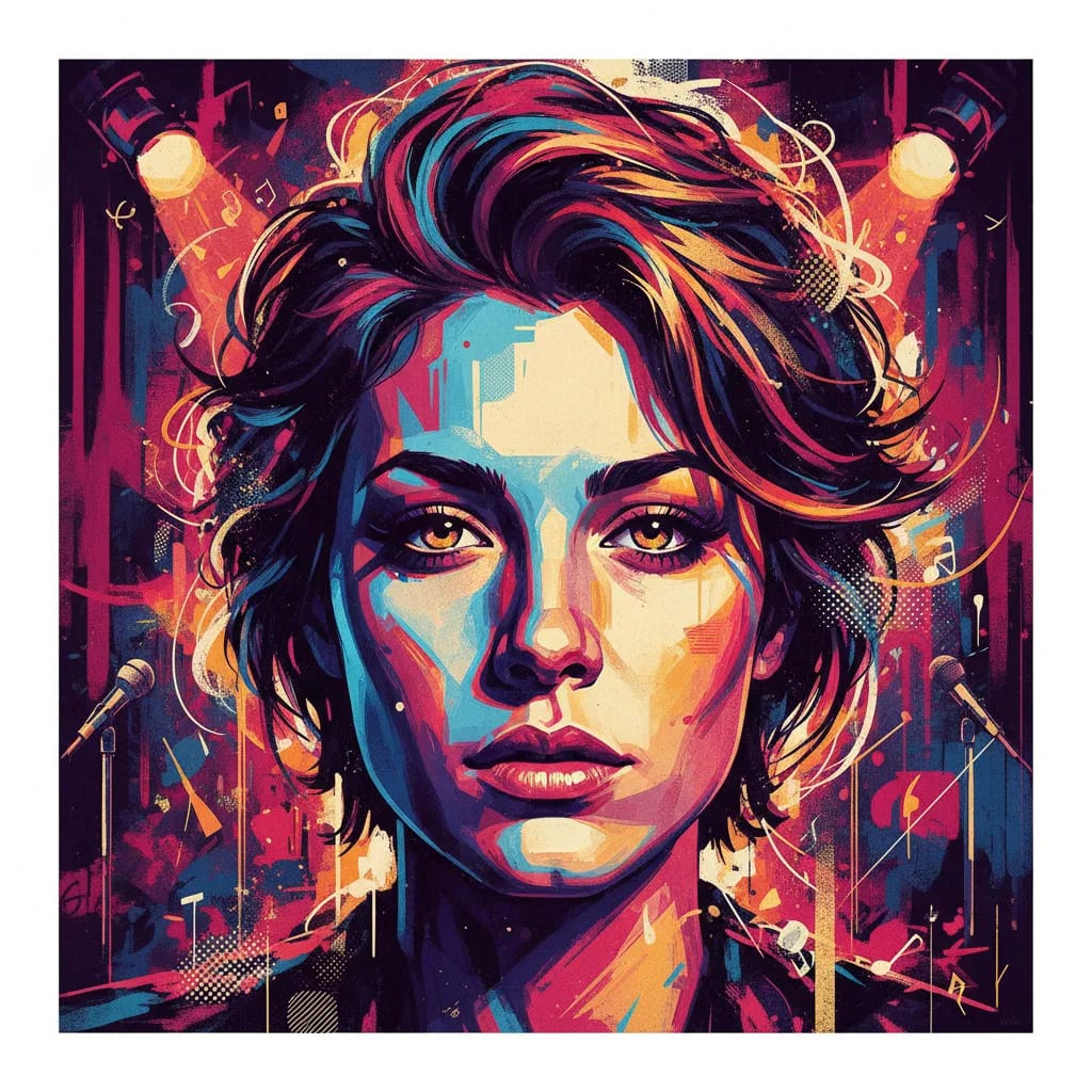 Artistic portrait of Betsy Russell