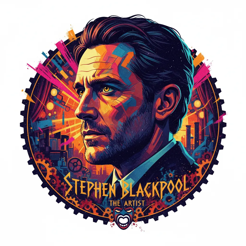 Artistic portrait of Stephen Blackpool