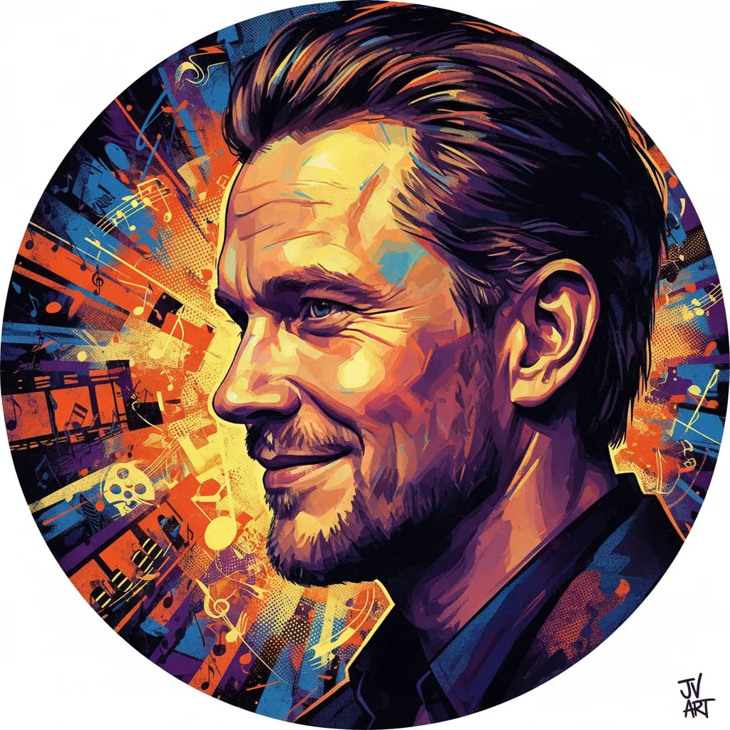 Artistic portrait of Jussi Vatanen