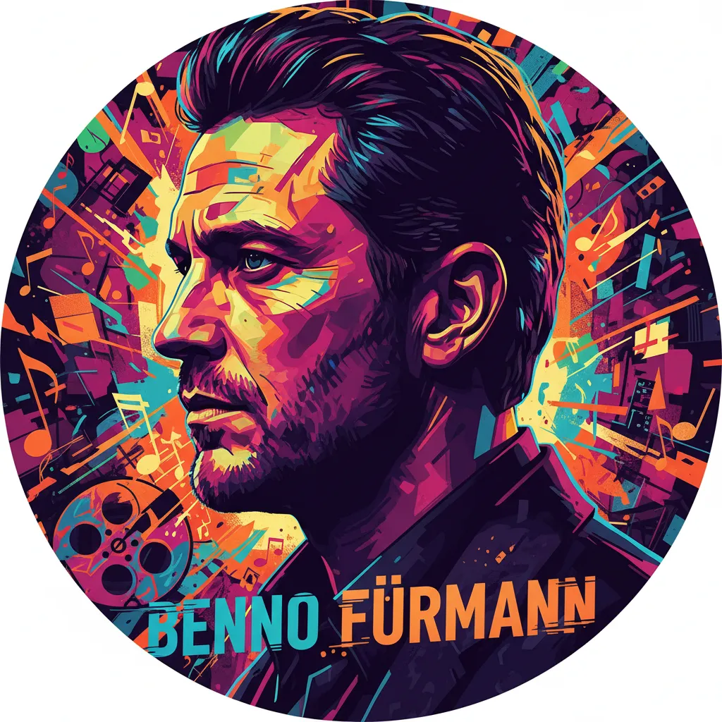 Artistic portrait of Benno Fürmann