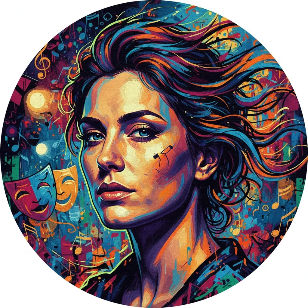 Artistic portrait of Leni Tanzer