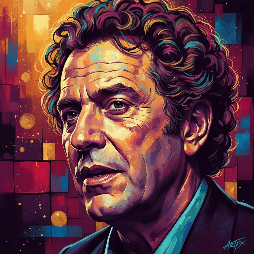 Artistic portrait of Harvey Fierstein
