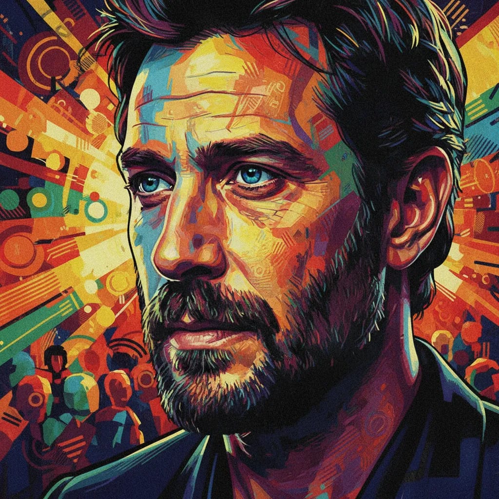 Artistic portrait of Olivier Rabourdin