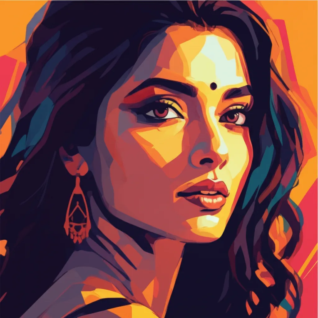 Artistic portrait of Ramya