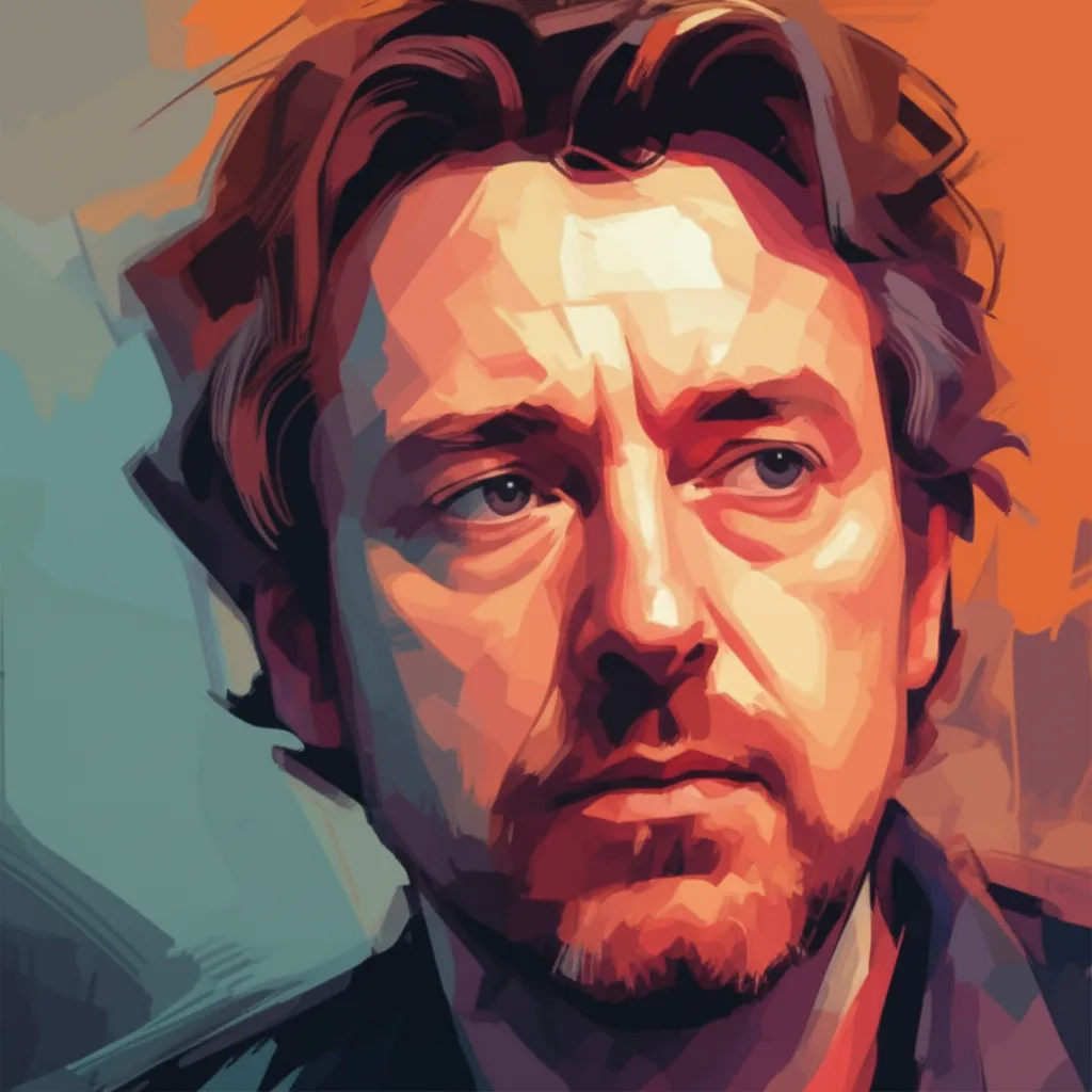 Artistic portrait of Paddy Considine