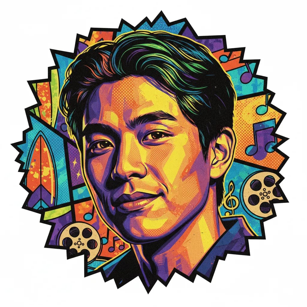 Artistic portrait of Nico Hiraga