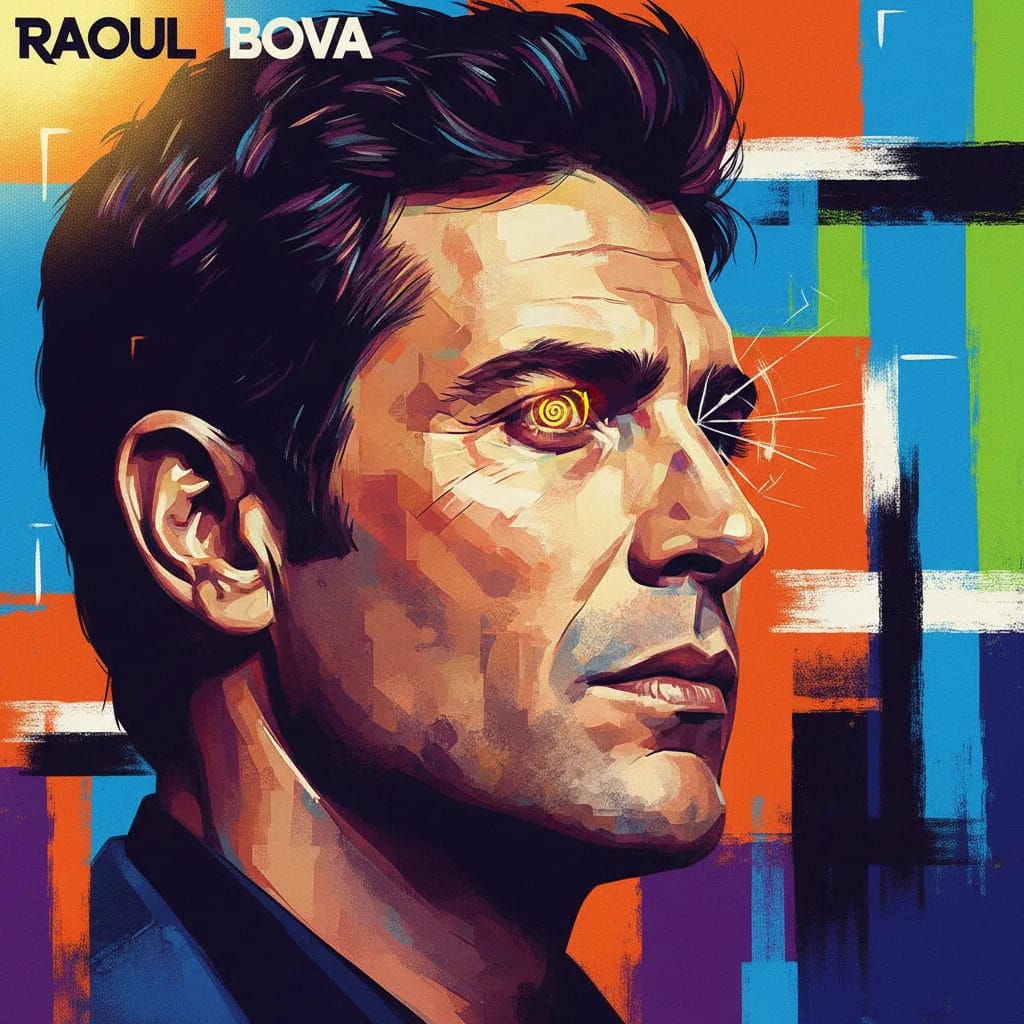 Artistic portrait of Raoul Bova