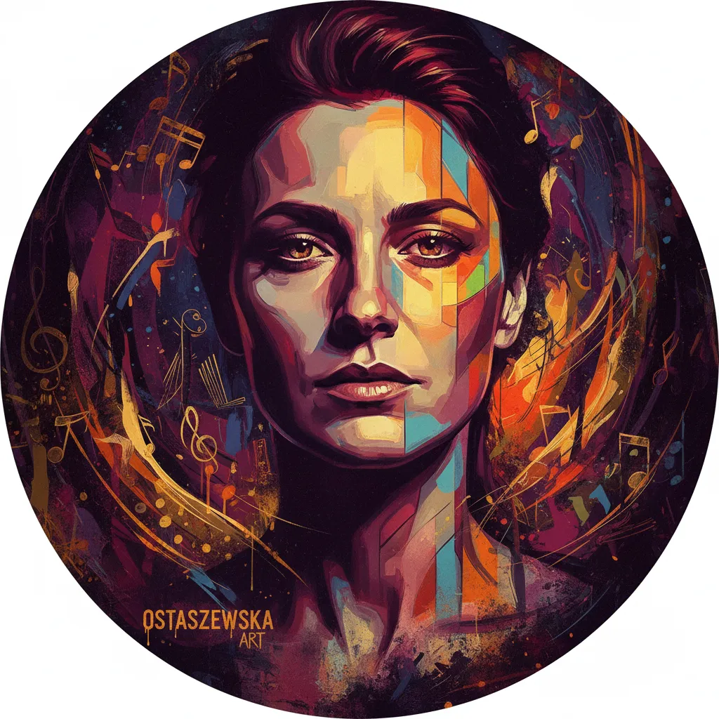 Artistic portrait of Maja Ostaszewska