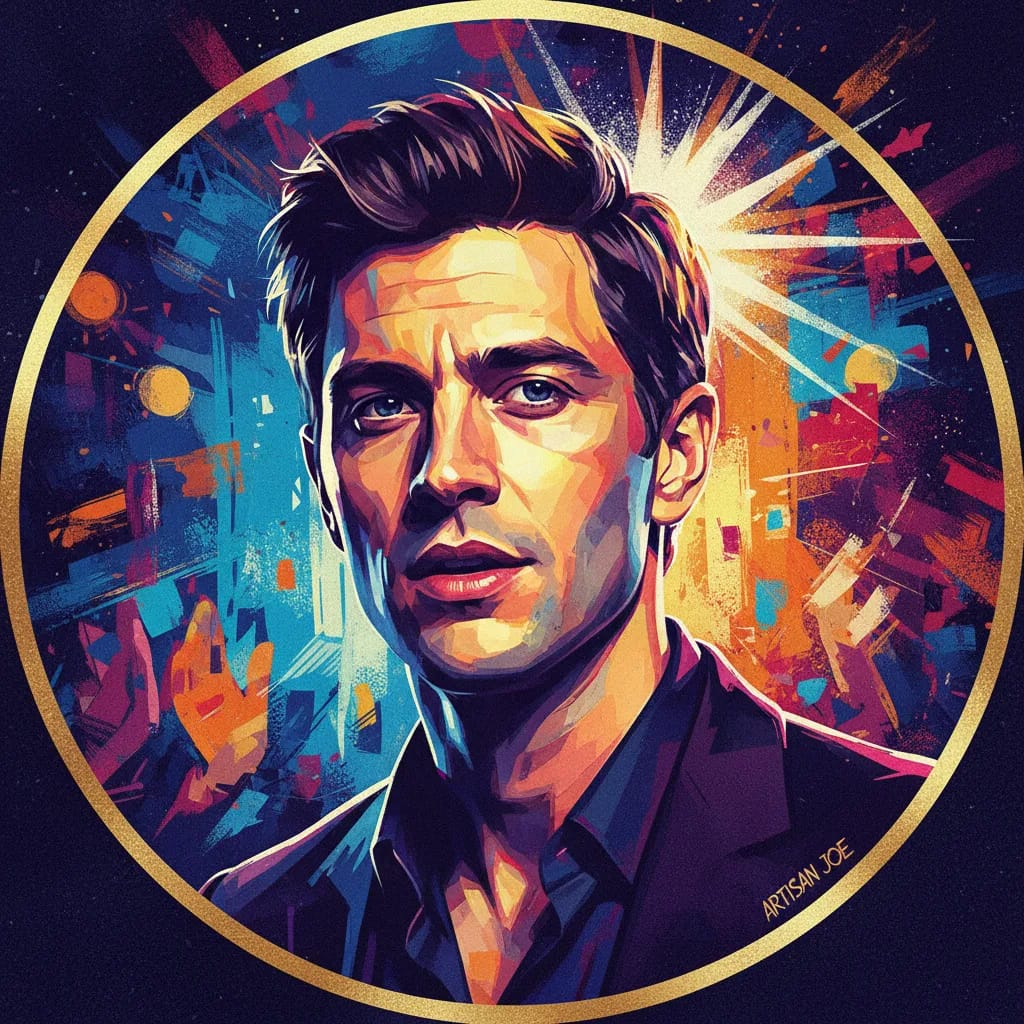 Artistic portrait of Joseph Friend
