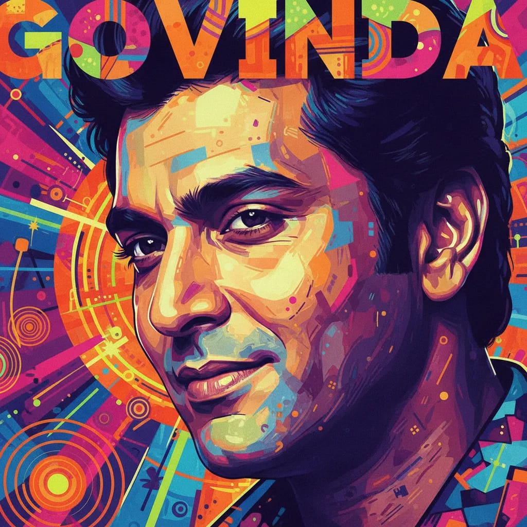 Artistic portrait of Govinda