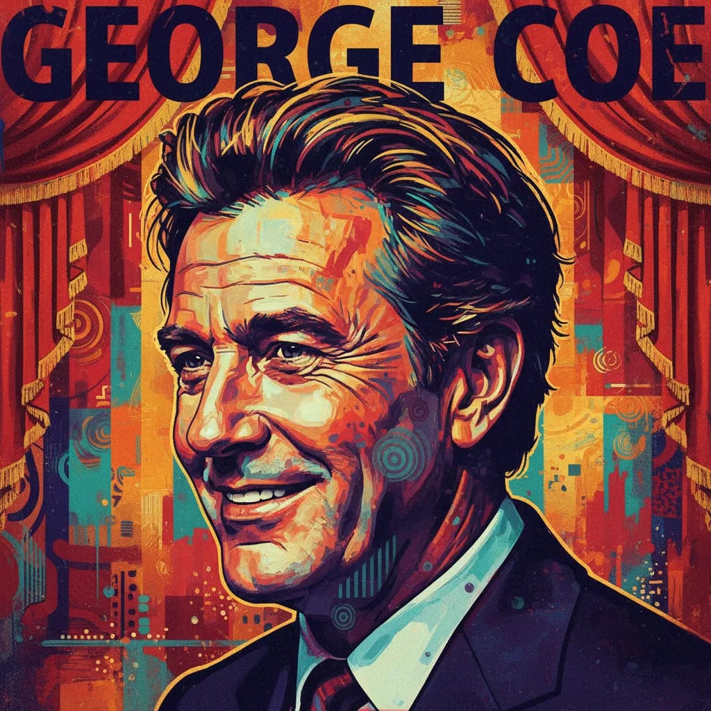 Artistic portrait of George Coe