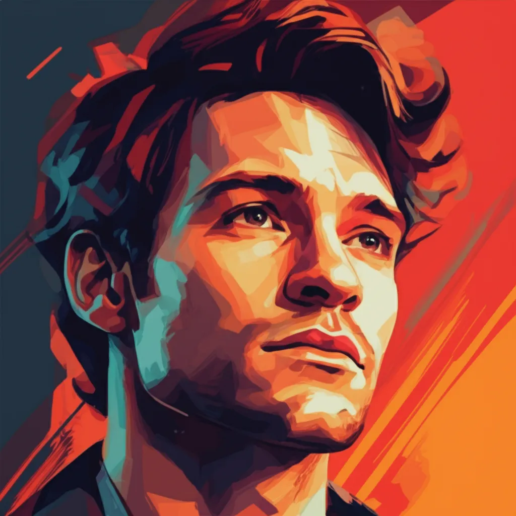 Artistic portrait of Charlie Cox