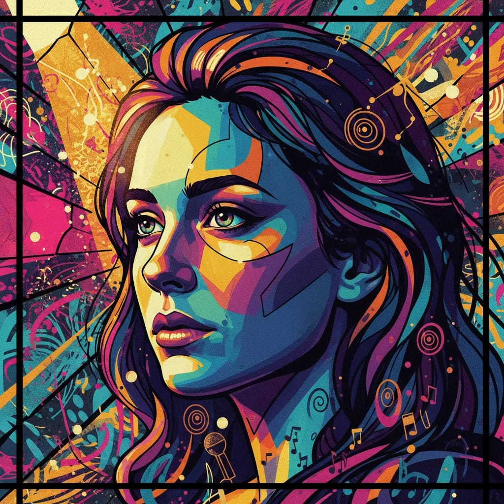 Artistic portrait of Sarah Bolger
