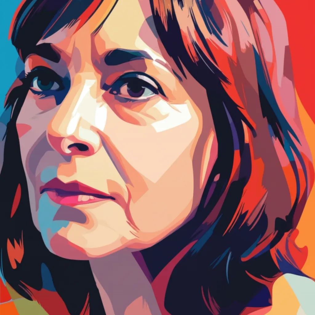 Artistic portrait of Carme Elias