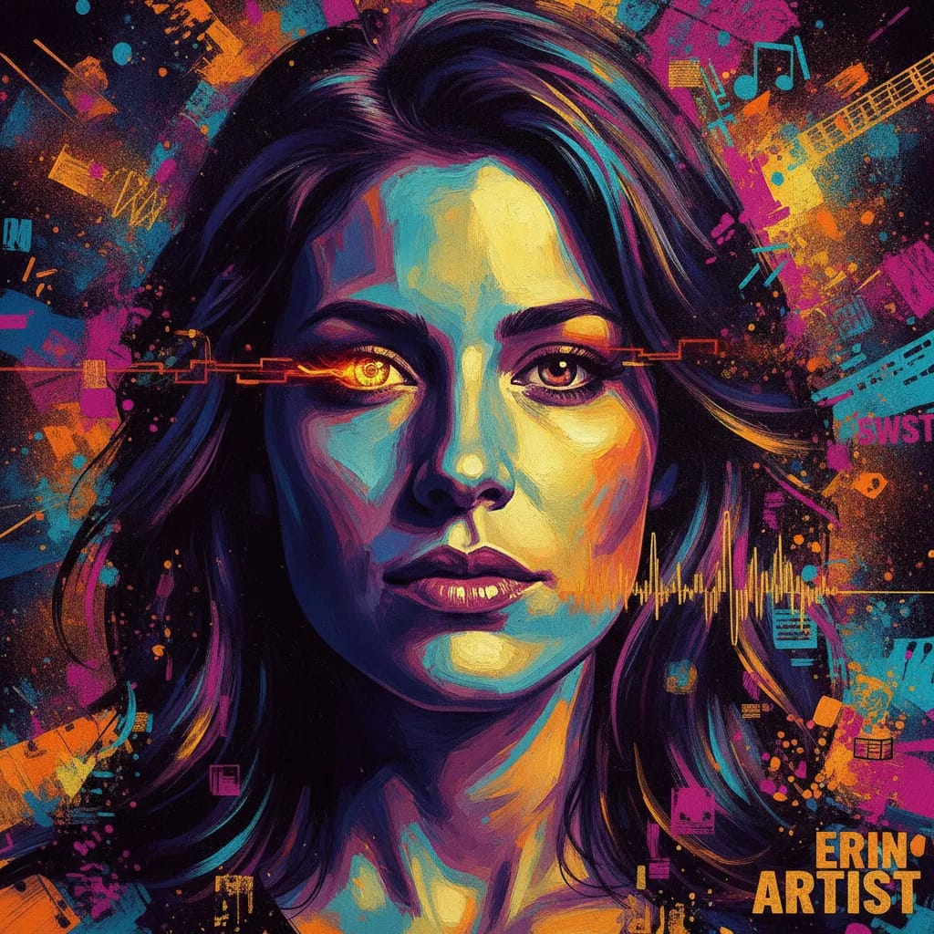 Artistic portrait of Erin Bethea