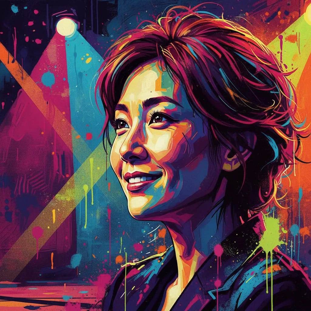 Artistic portrait of Chie Nakamura