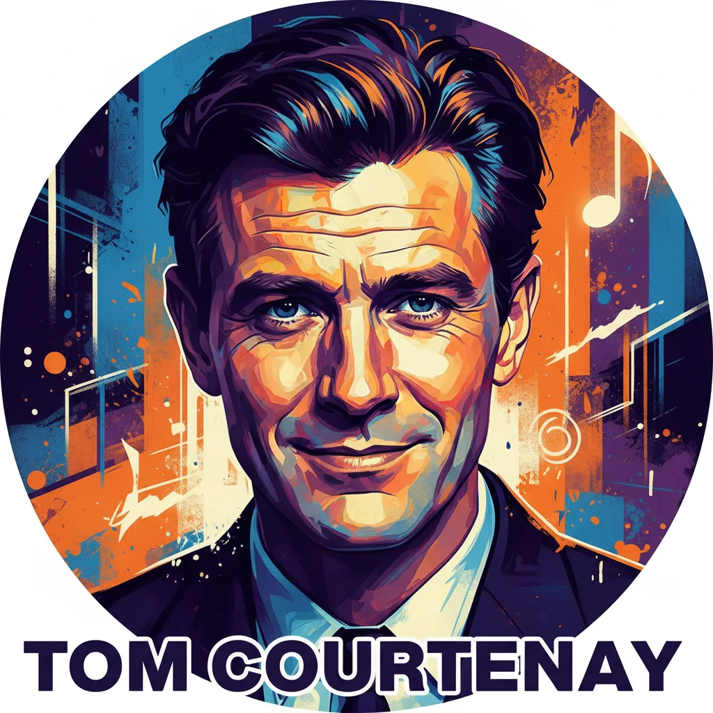 Artistic portrait of Tom Courtenay