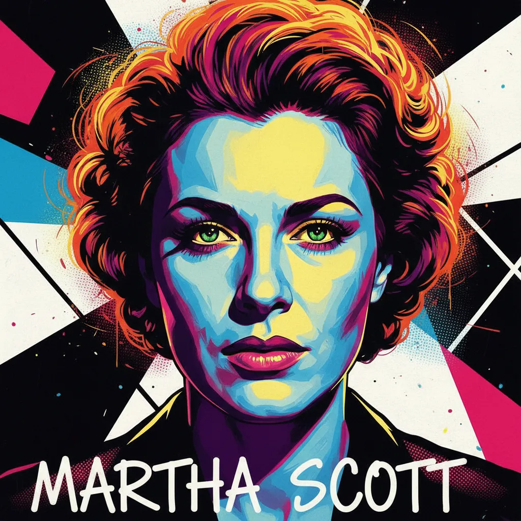 Artistic portrait of Martha Scott