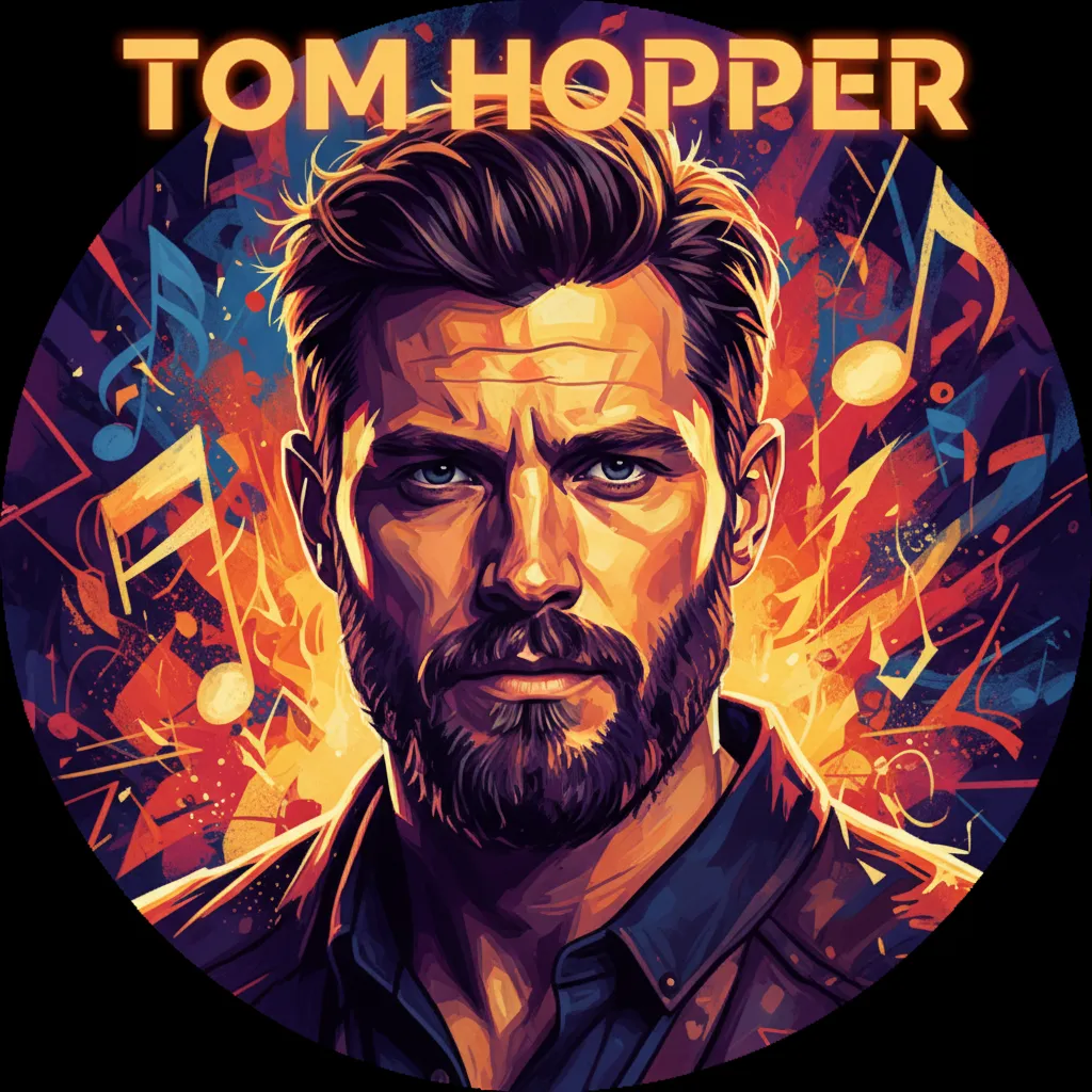 Artistic portrait of Tom Hopper