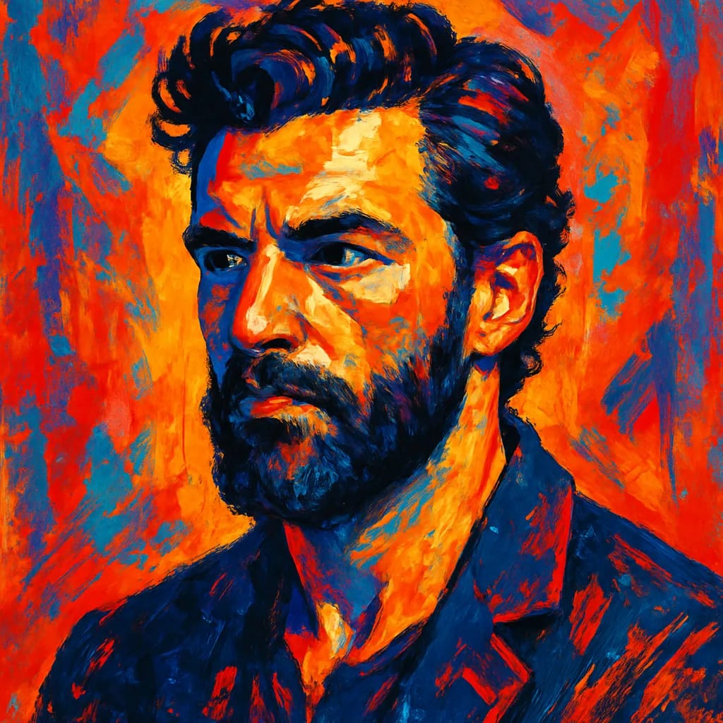 Artistic portrait of Stuart Martin