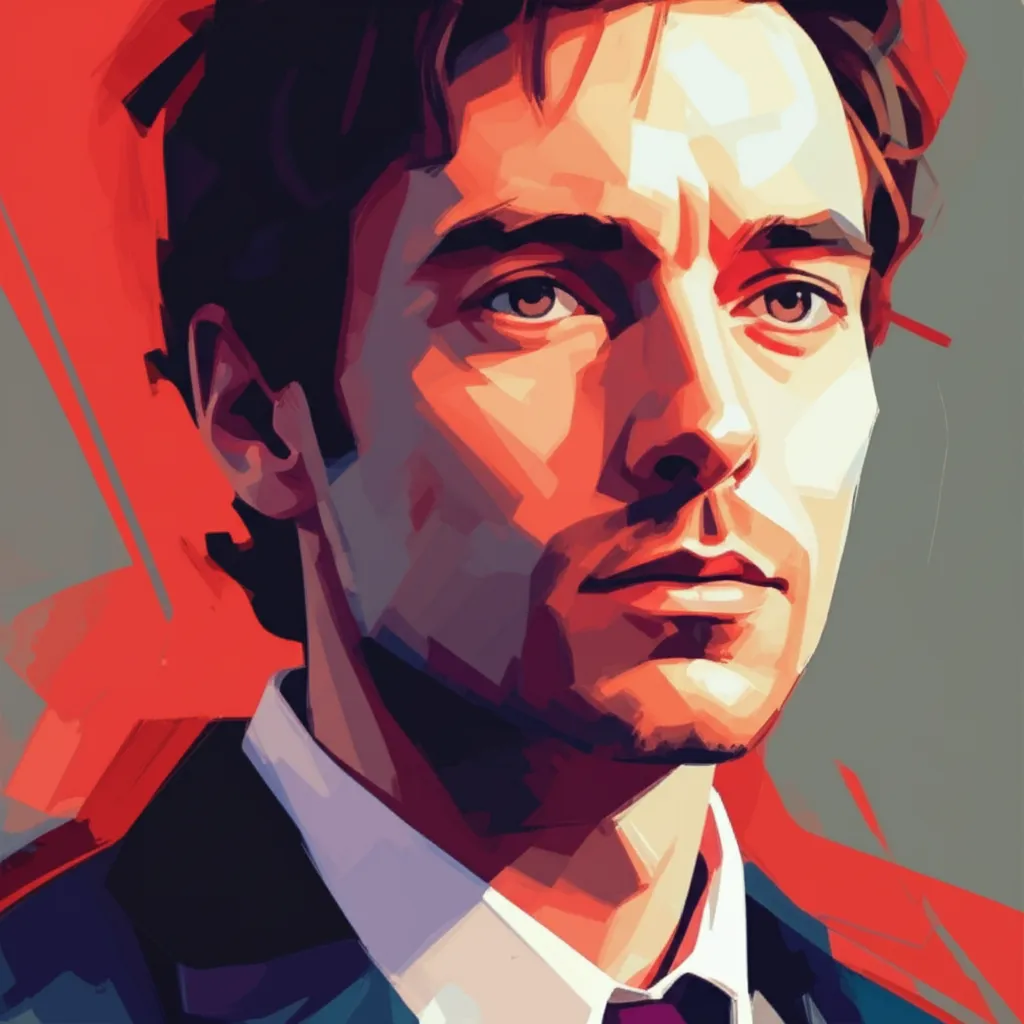 Artistic portrait of Jolyon Coy