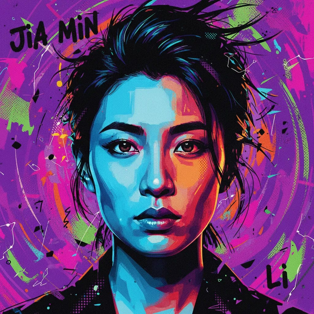 Artistic portrait of Jia-Min Li