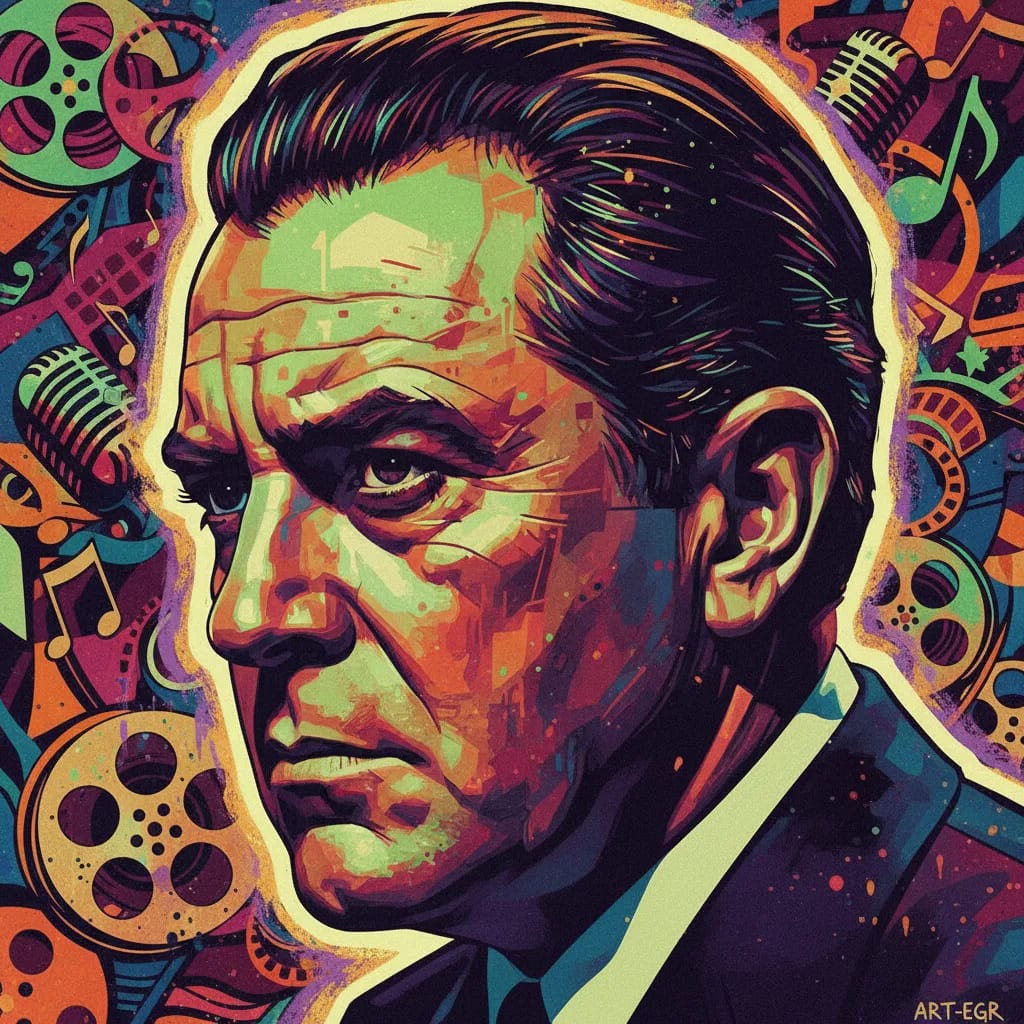 Artistic portrait of Edward G. Robinson