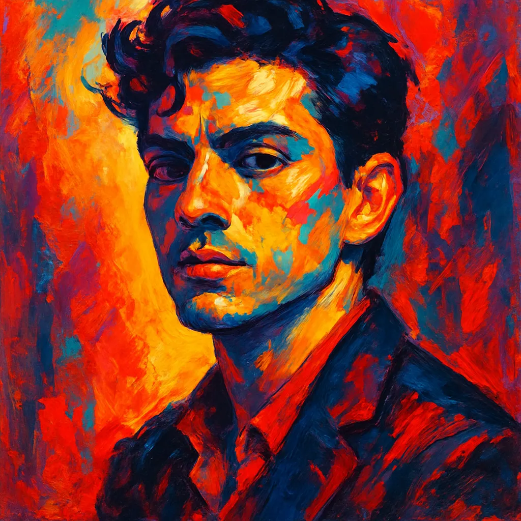 Artistic portrait of Angelo Josue Lozano Corzo