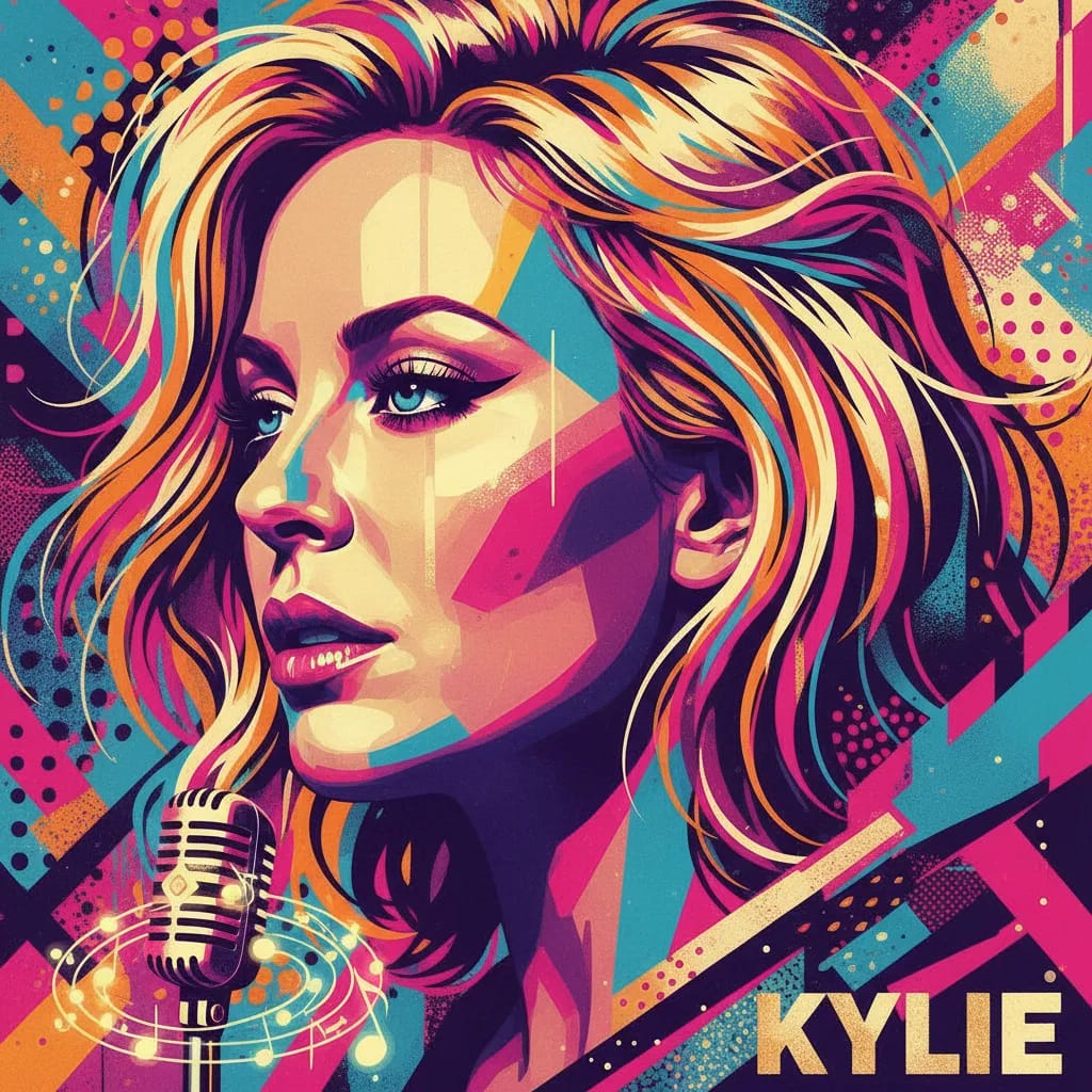 Portrait of Kylie Minogue