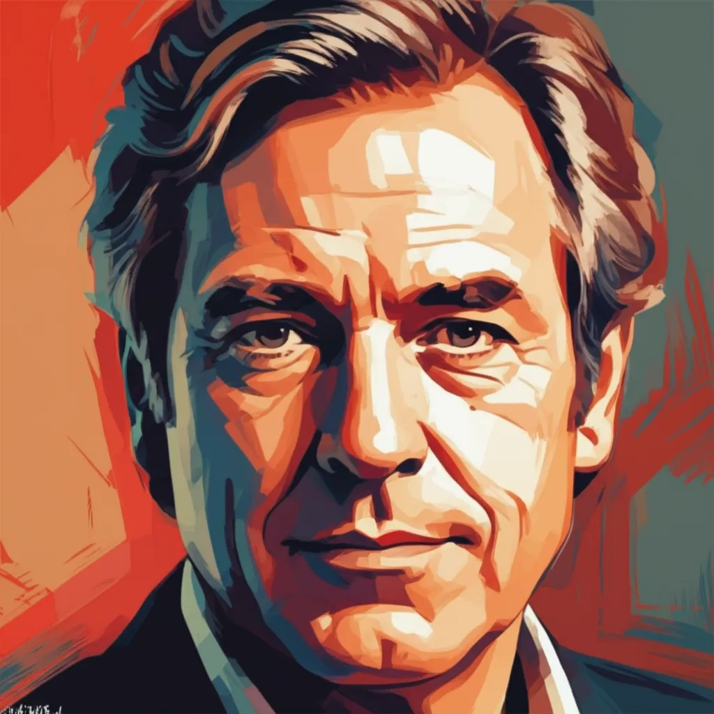 Artistic portrait of William Atherton