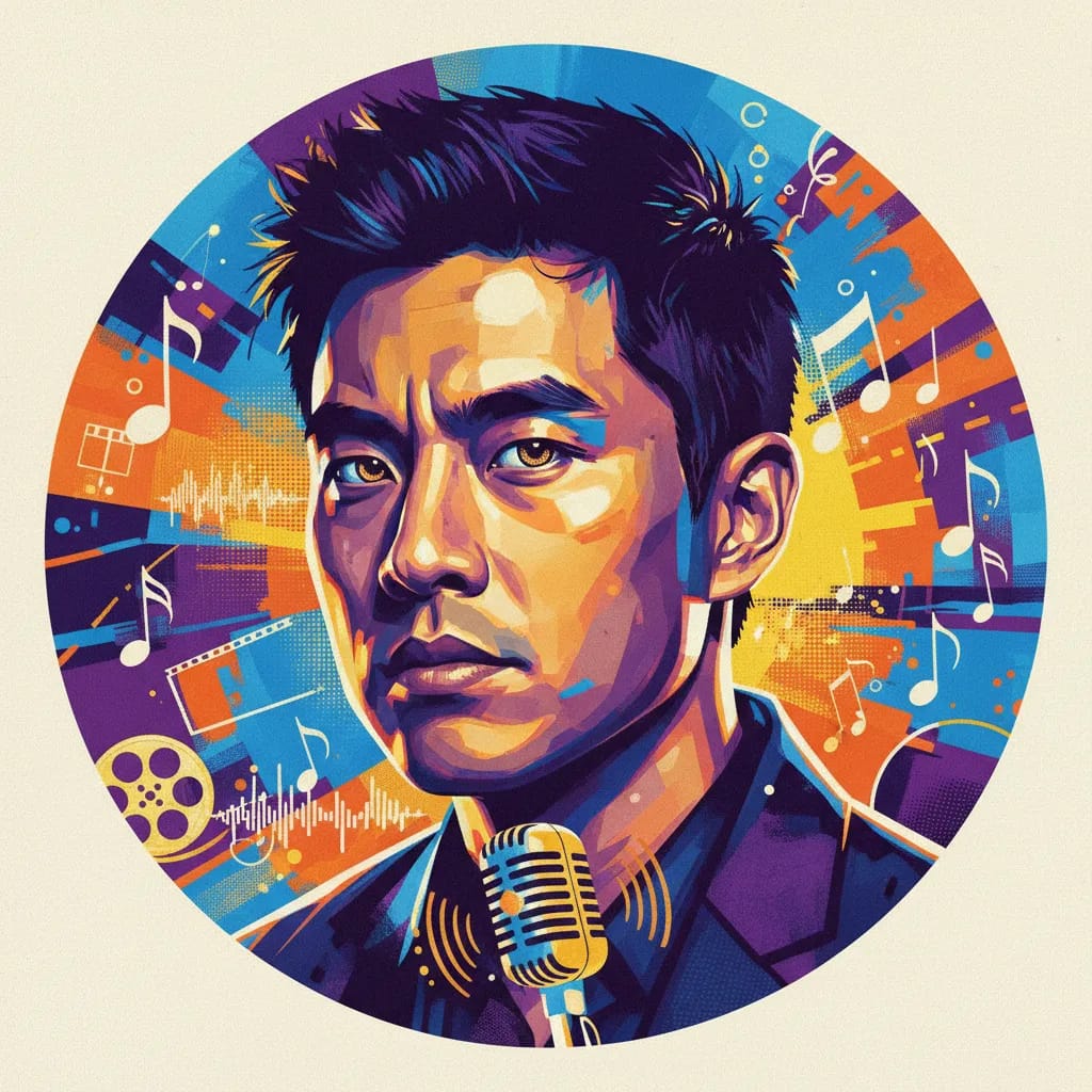 Artistic portrait of Jimmy Wong