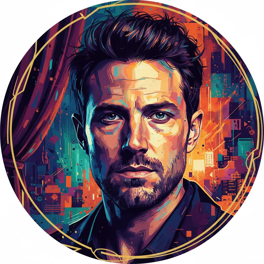 Artistic portrait of Casey Affleck