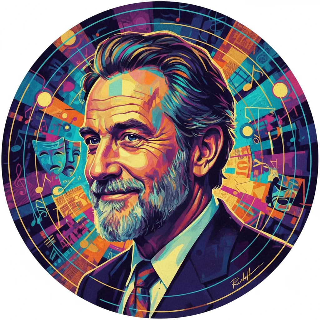 Artistic portrait of Ron Crawford