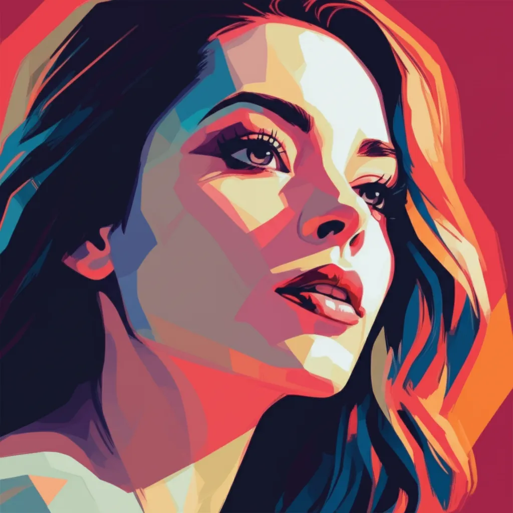 Artistic portrait of Andree Maranda