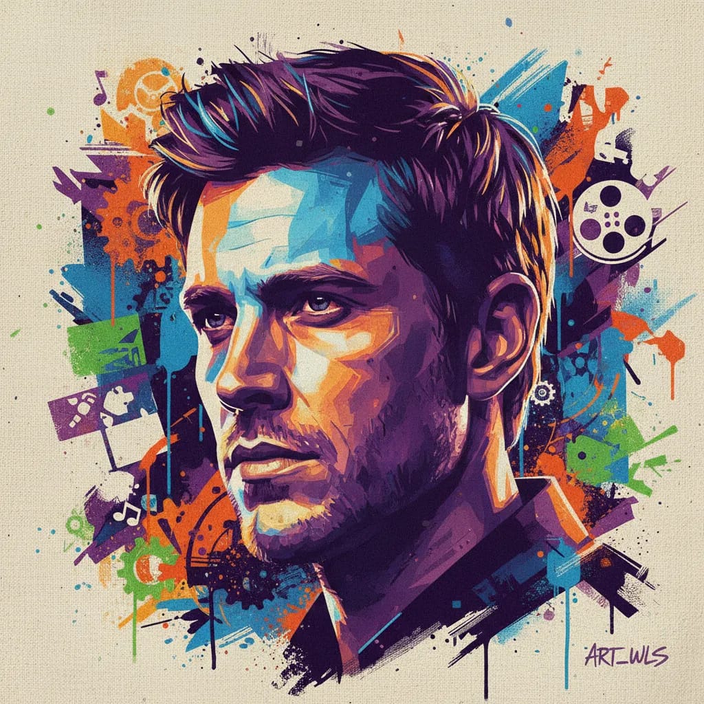 Artistic portrait of William Lee Scott