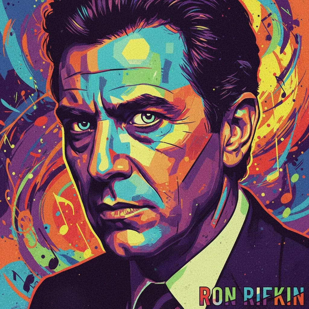 Artistic portrait of Ron Rifkin