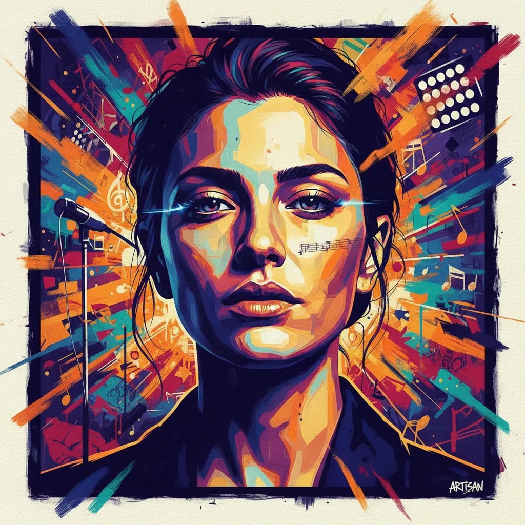 Artistic portrait of Gökçe Bahadir