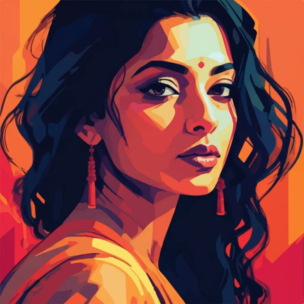 Artistic portrait of Sheetal Menon